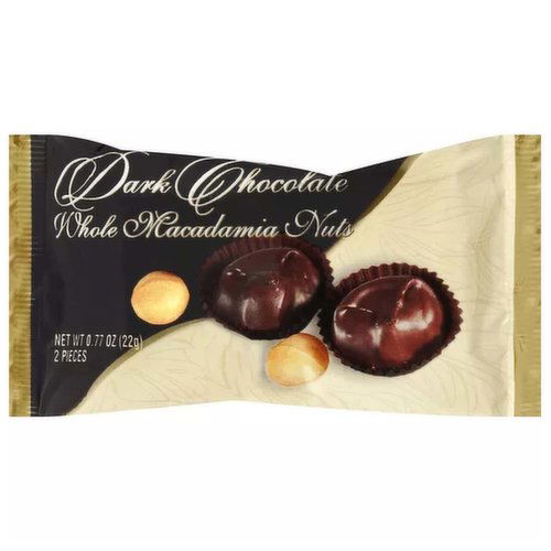 Hawaiian Sun Macadamia Nuts, Dark Chocolate