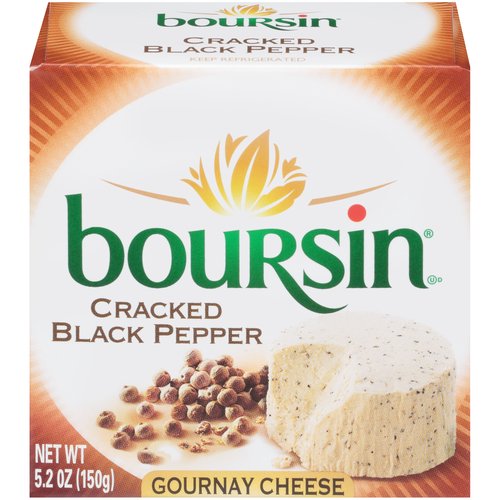 Boursin Cracked Black Pepper Gournay Cheese