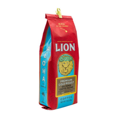 Lion Coffee Gold Roast Ground Coffee 