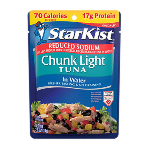 Starkist Chunk Light Tuna in Water, Low Sodium