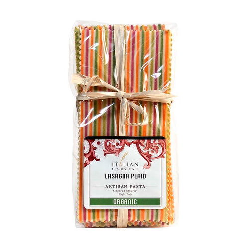 Marella Organic Plaid Lasagna Noodles