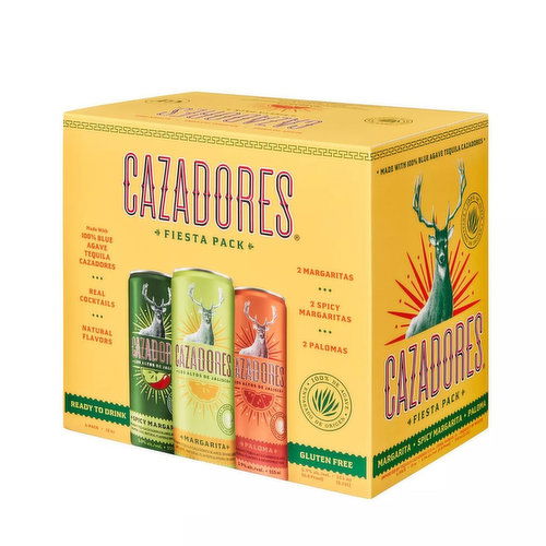 Cazadores Fiesta Pack Assorted Cocktails (6-pack)