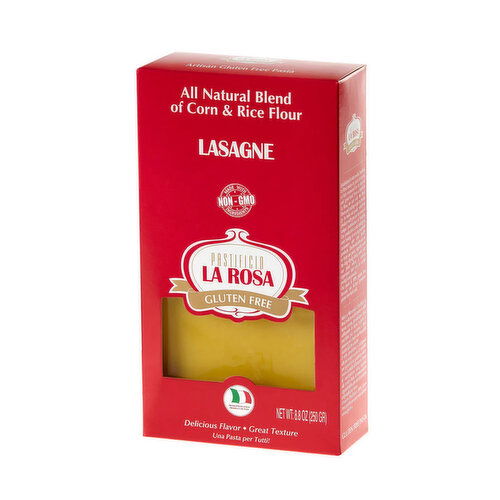 La Rosa Gluten Free Lasagne Corn & Rice Pasta