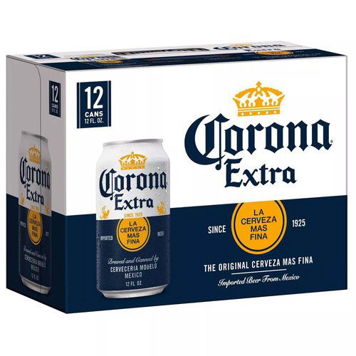 Corona Extra, Cans (Pack of 12)