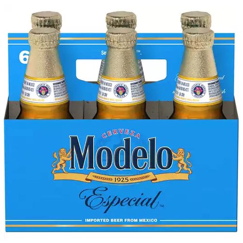 Modelo Especial Beer, Bottles (Pack of 6)