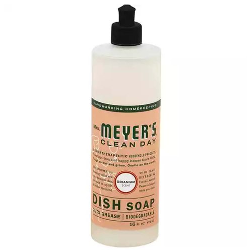 Mrs. Meyer's Clean Day Liquid Dish Soap, Geranium