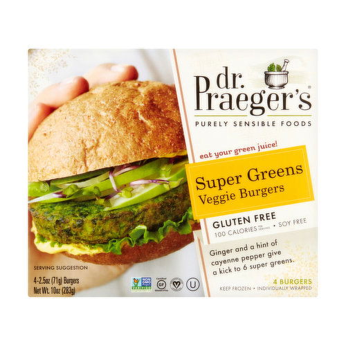 Dr. Praeger's Super Greens Veggie Burgers