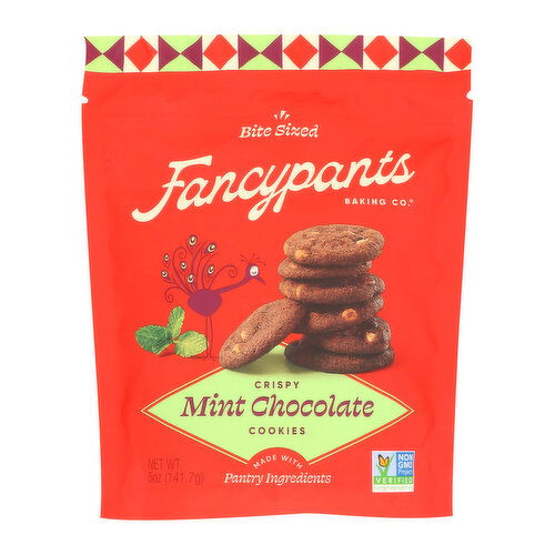 Fancypants Crispy Mint Chocolate Cookies