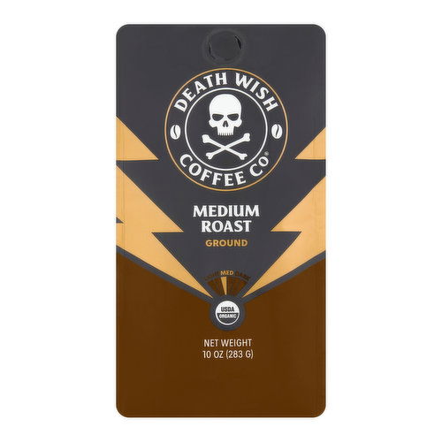 Death Wish Medium Roast Ground Coffee