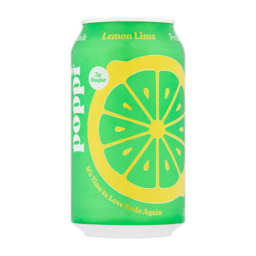 Poppi Lemon Lime Prebiotic Soda