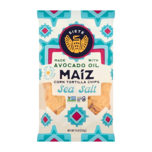Siete Sea Salt Maiz Corn Tortilla Chips