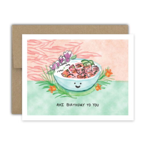 Bright Spot Design "Ahi Birthday" Card