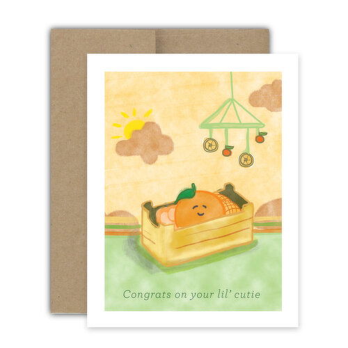 Bright Spot Design Little Cutie Baby Card