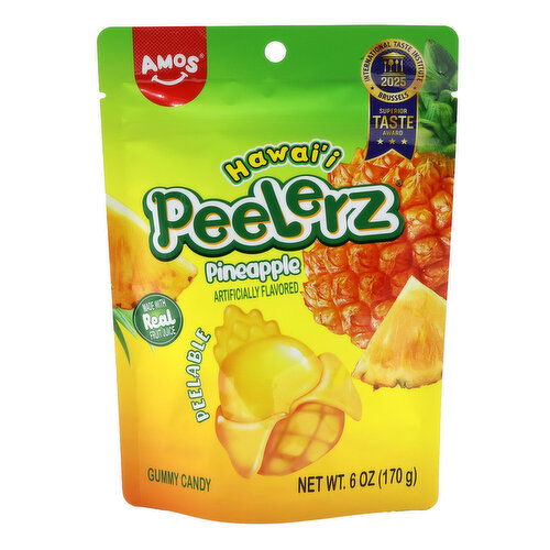 Amos Hi Peel Gummy Pineapple