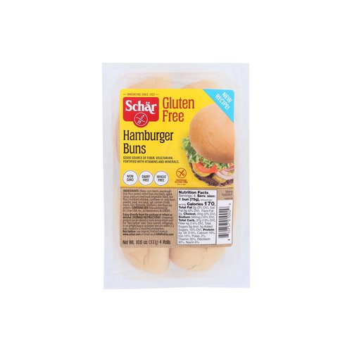 Schar G/f Hamburger Buns