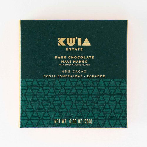 Maui Ku`ia Estate 65% Dark Chocolate Mango