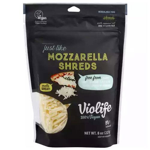 Violife 100% Vegan Shreds,  Mozzarella