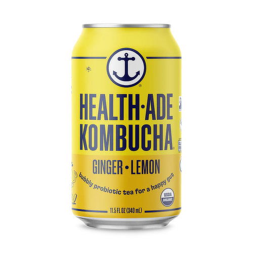 Health-Ade Kombucha Ginger Lemon