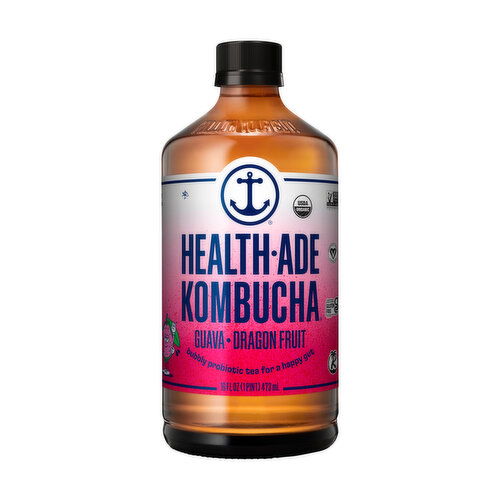 Health-Ade Kombucha Guava Dragon Fruit Kombucha