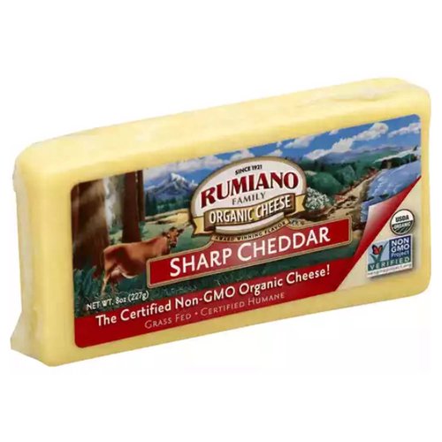 Rumiano Organic Sharp Cheddar Cheese