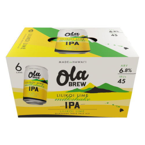 Ola Lilikoi Lime Milkshake IPA (6-pack)