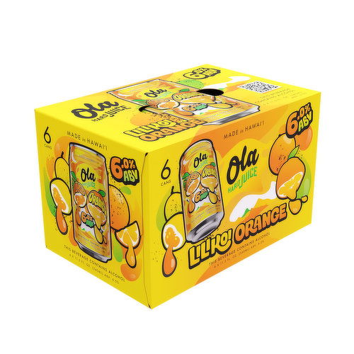 Ola Hard Juice Lilikoi Orange (6-pack)