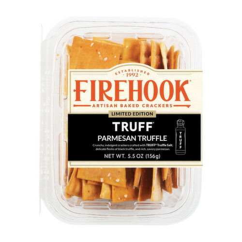 Firehook Truff Parmesan Truffle Artisan Baked Crackers Limited Edition