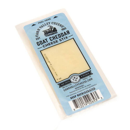 Carr Valley Goat Cheddar Cheese Stix