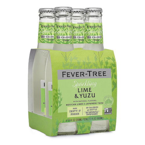 Fever Tree Sparkling Lime & Yuzu (4-pack)