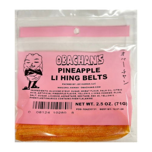 Obachan Li Hing Pineapple Belts