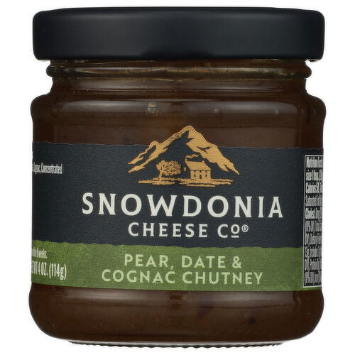 Snowdonia Pear Date Cognac Chutney