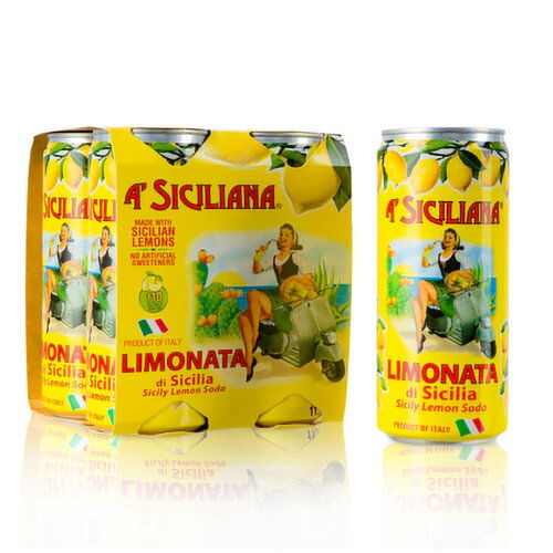 A'Siciliana Limonata Soda (4-pack)
