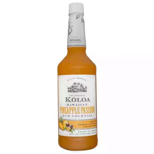 Koloa Hawaiian Cocktail Pineapple Passion, Ready To Drink