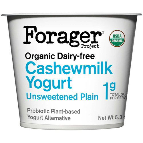 Forager Project Organic Unsweetened Plain Probiotic Cashewmilk Dairy Free Yogurt