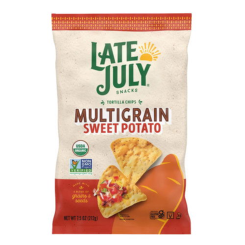 Late July Multigrain Tortilla Chips Sweet Potato