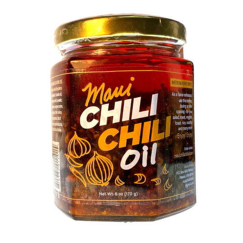 Maui Chili Chili Oil Medium Kine