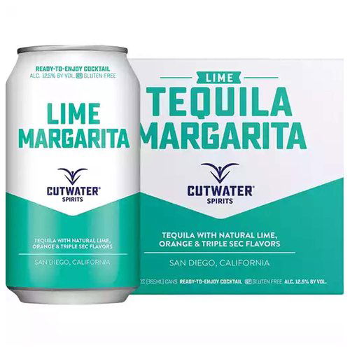 Cutwater Spirits Tequila Margarita, Cans (4-pack)