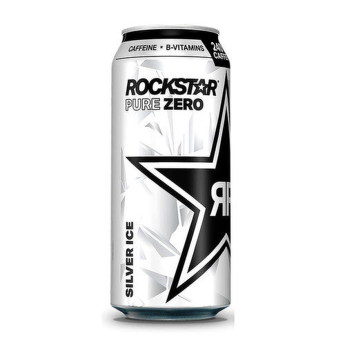 Rockstar Pure Zero Silver Ice