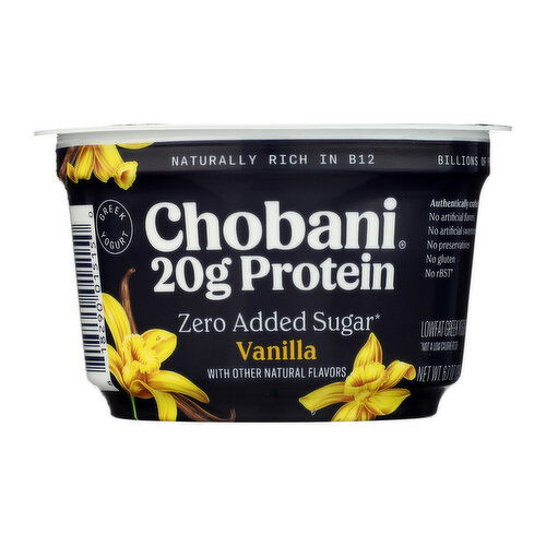 Chobani 20g Protein Vanilla Greek Yogurt