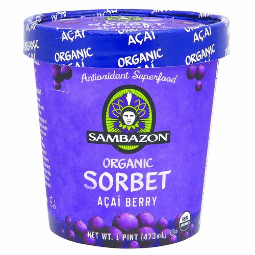 Sambazon Organic Acai Berry Sorbet, Original