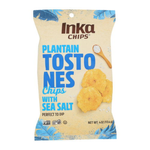 Inka Tostones Plantain Chips Sea Salt