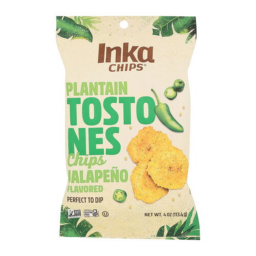 Inka Tostones Plantain Chips Jalapeno