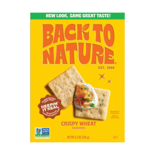 Back To Nature Crispy Wheat Crackers