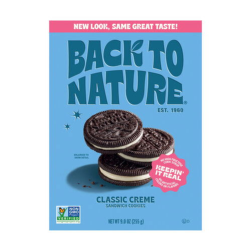 Back To Nature Classic Creme Sandwich Cookies