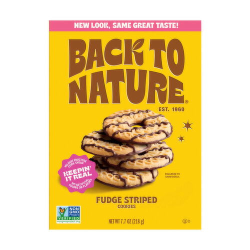 Back To Nature Fudge Striped Cookies