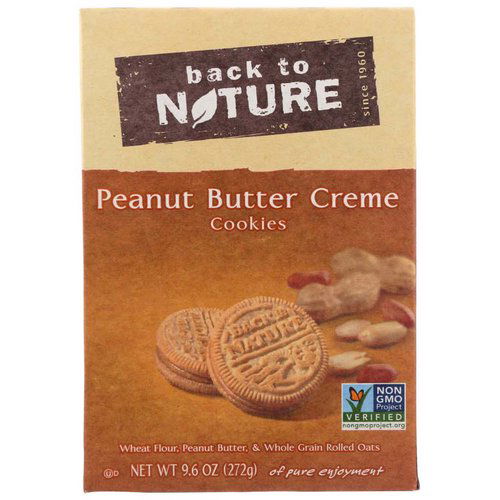 Back To Nature Cookies, Peanut Butter Creme