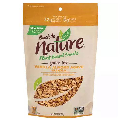 Back To Nature Granola, Vanilla Almond Agave