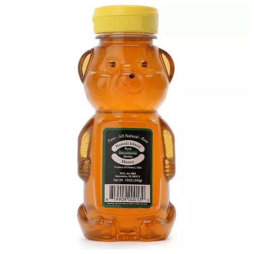 Hawaii Island Honey, Macadamia Nut Bear