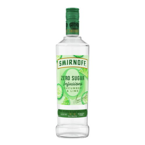 Smirnoff Zero Sugar Infusions Cucumber & Lime Vodka