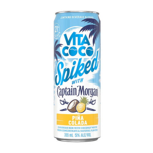 Vita Coco Captain Morgan Pina Colada (4-pack)